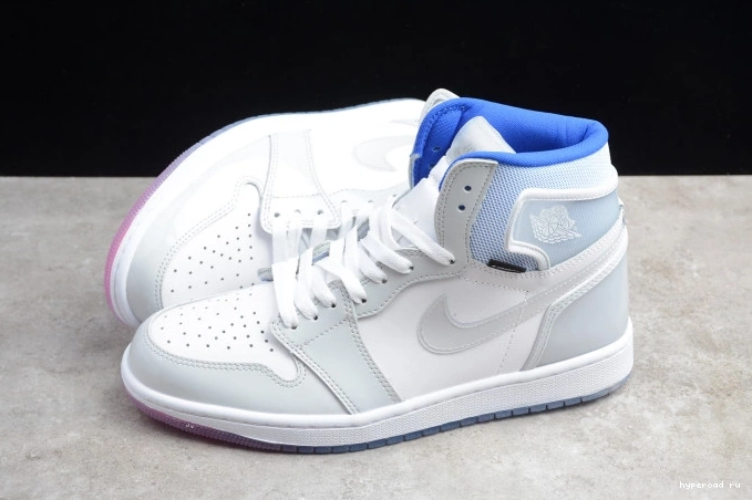 Jordan White Retro Racer High CK6637-104 Air Blue 1 Zoom 1004